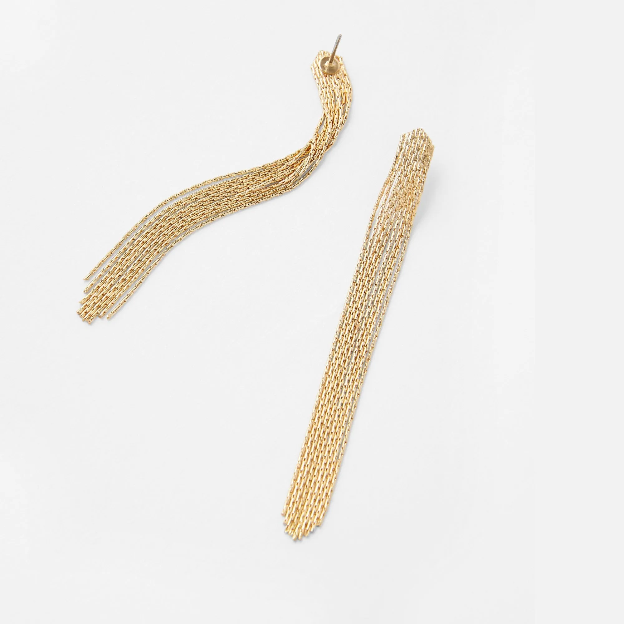 Accessorize London Sleek Chain Long Drops