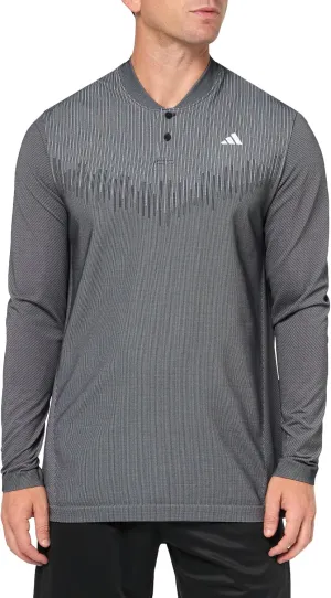 adidas Men's Ultimate365 Tour Primeknit Long Sleeve Polo