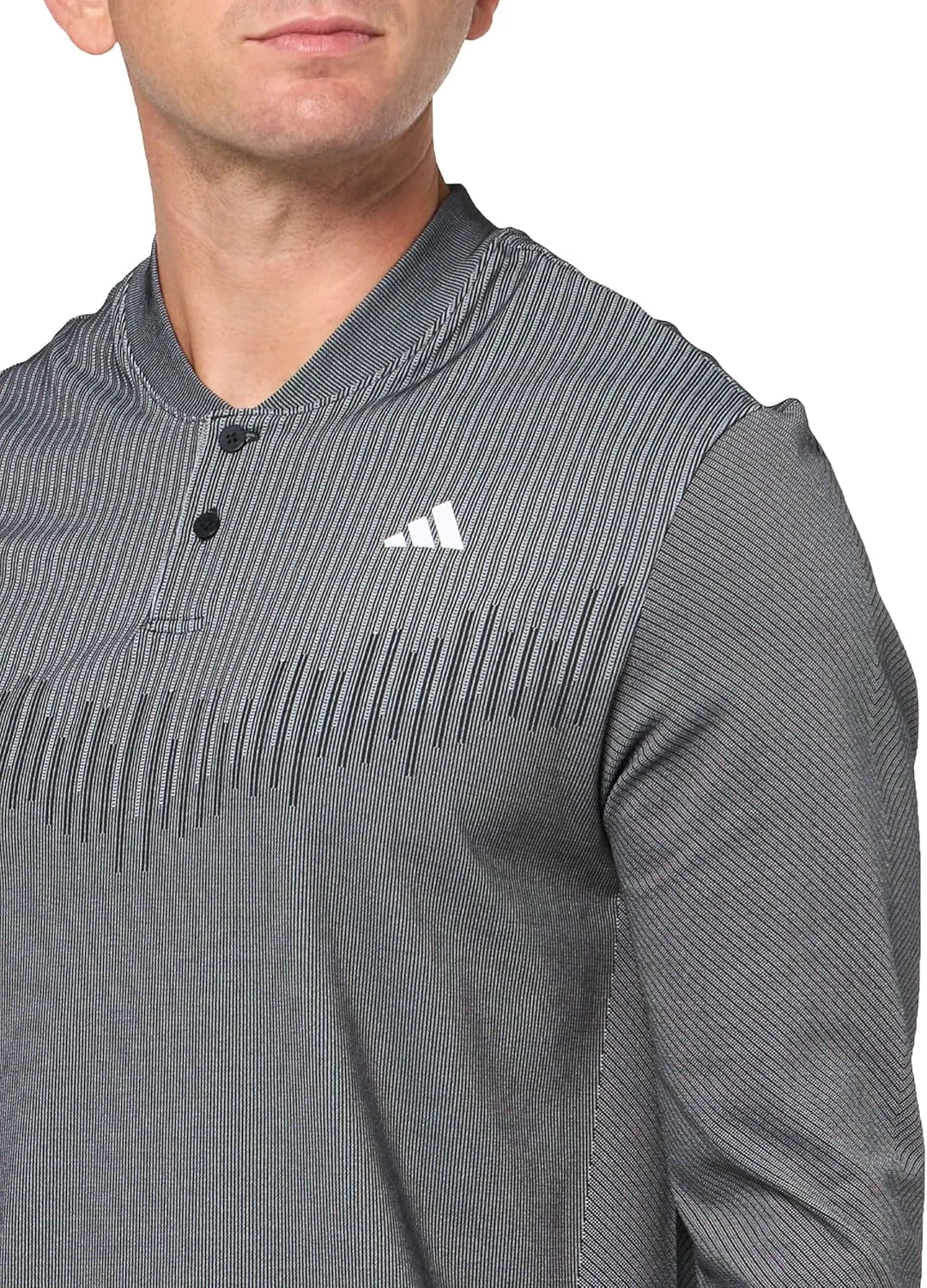 adidas Men's Ultimate365 Tour Primeknit Long Sleeve Polo
