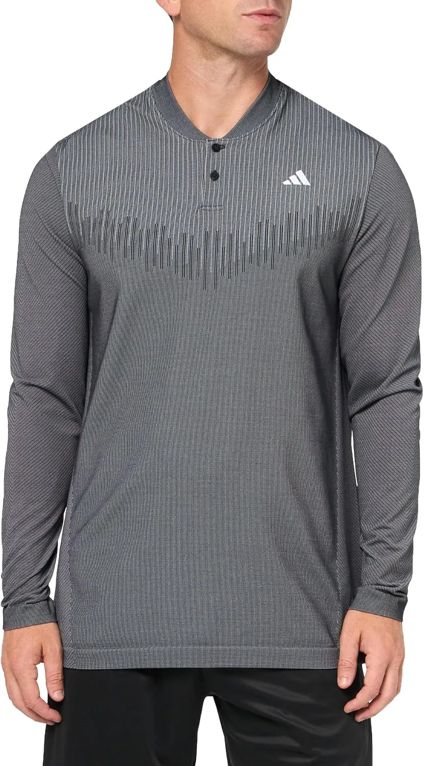 adidas Men's Ultimate365 Tour Primeknit Long Sleeve Polo