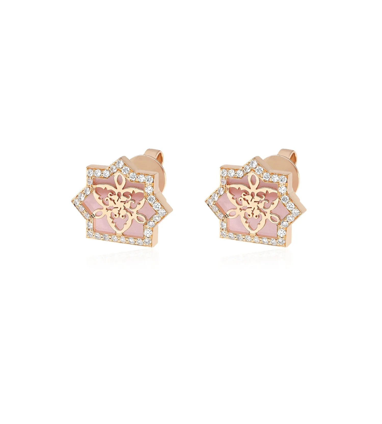Andalus Rose Quartz Earrings