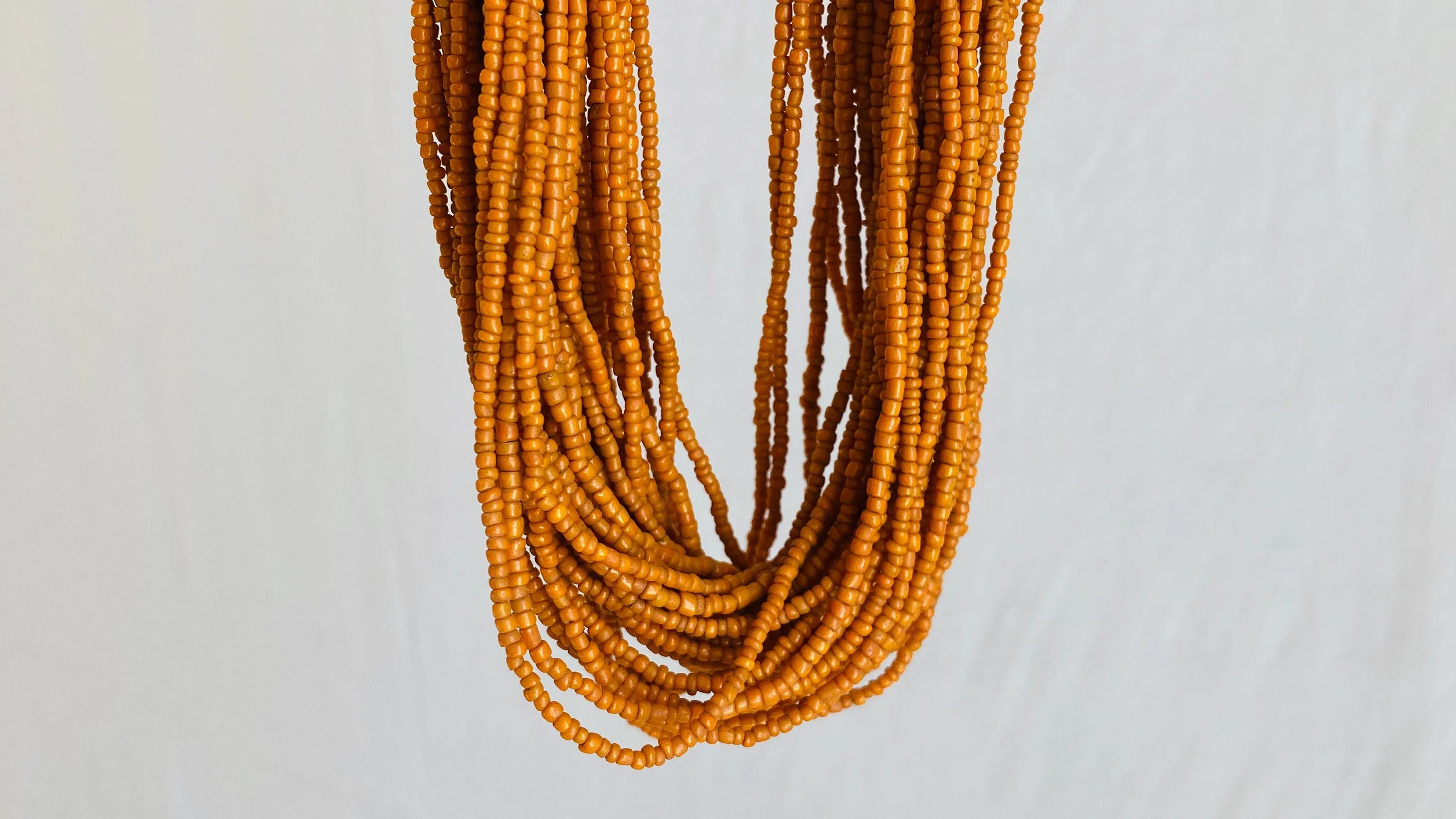 Antique Naga Multi-Strand Necklace. Nagaland, India. Tribal