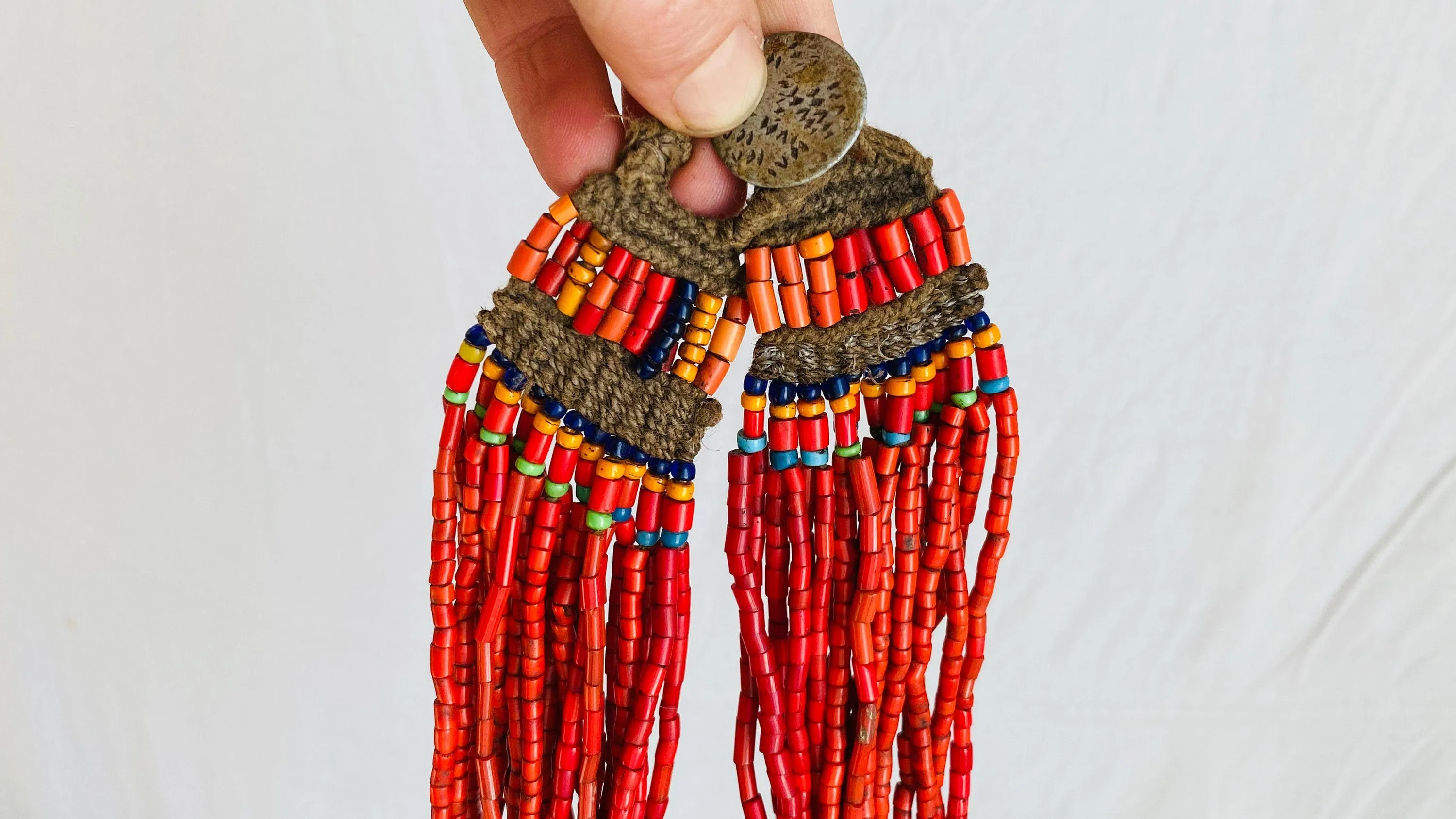 Antique Nagaland Multi-Strand Necklace Collectible. Naga