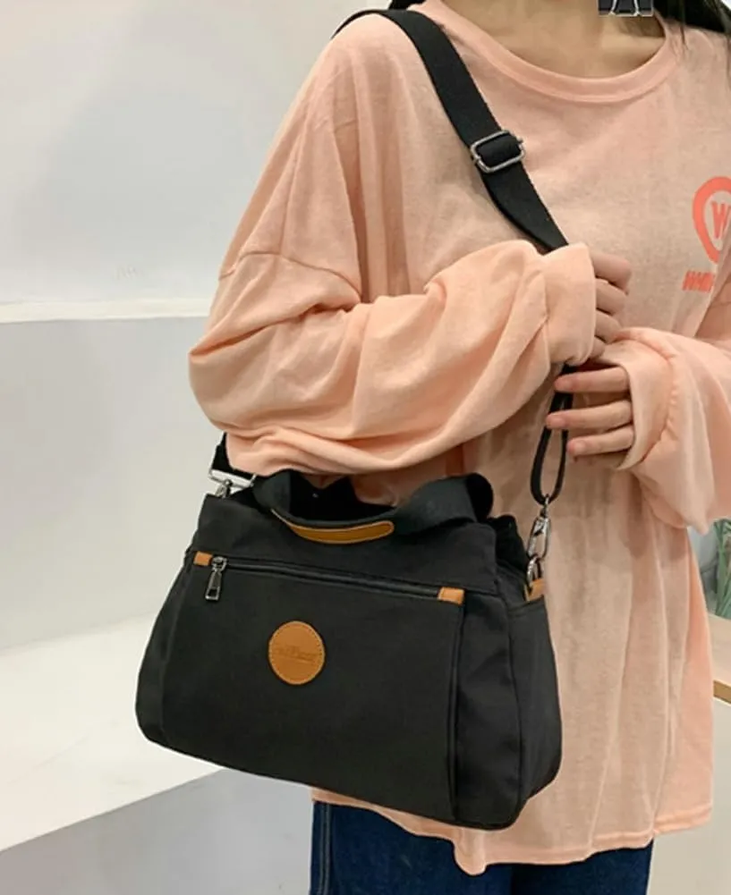 Bags for Women Three-layer Tote Casual Small Shoulder Bag Satchel Multi-pocket Crossbody Diaper Bag Work Bag 2024