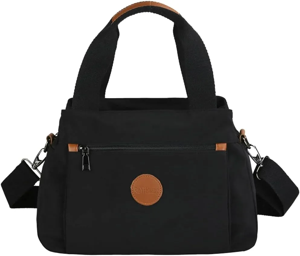 Bags for Women Three-layer Tote Casual Small Shoulder Bag Satchel Multi-pocket Crossbody Diaper Bag Work Bag 2024