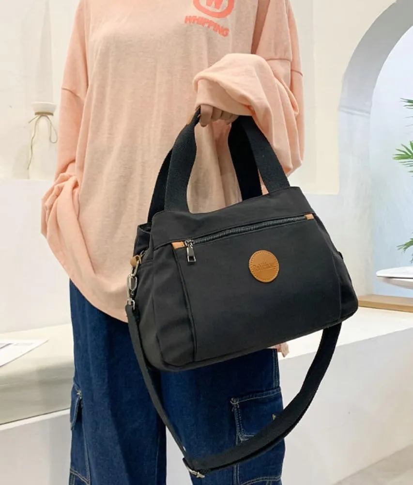 Bags for Women Three-layer Tote Casual Small Shoulder Bag Satchel Multi-pocket Crossbody Diaper Bag Work Bag 2024