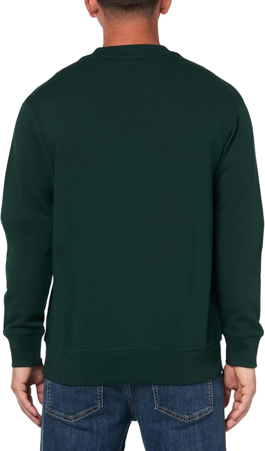 BOSS Men's Bold Logo French Terry Crew Neck Sweatshirt