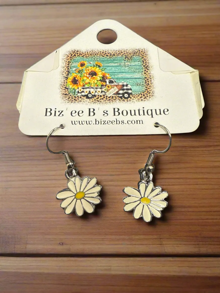 Dangle Daisy Earrings