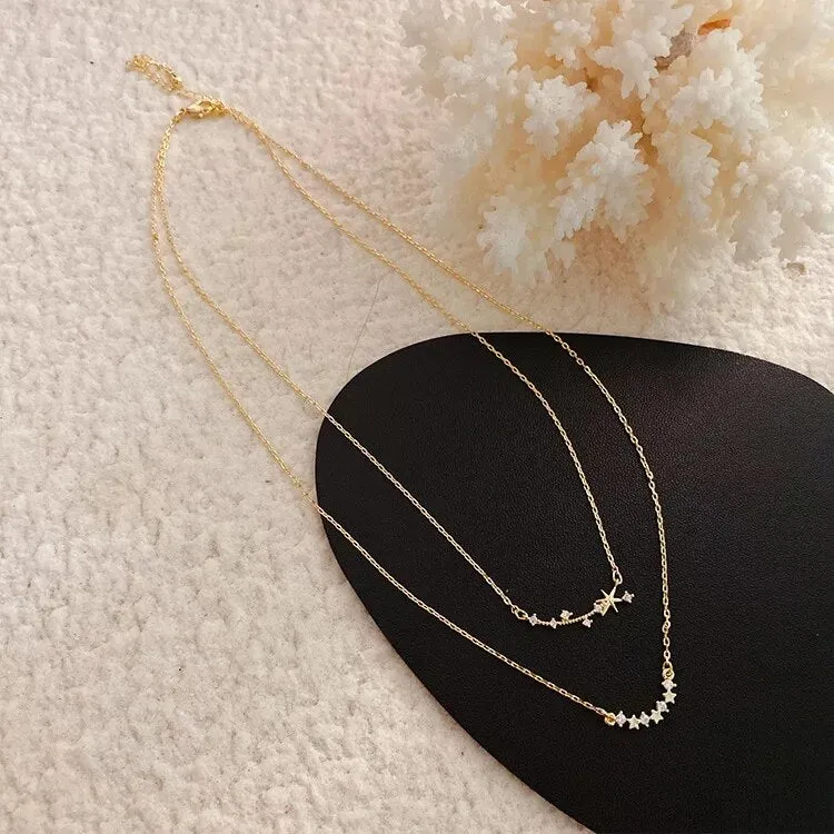 Fashion Jewelry Moon Pendant Necklace for Women in 925 Sterling Silver