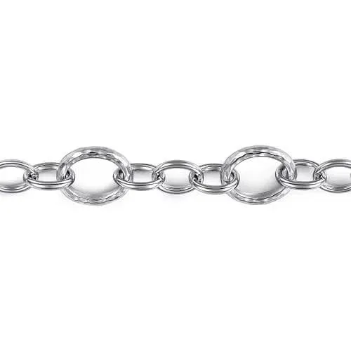 Gabriel & Co Sterling Silver Chunky Toggle Bracelet
