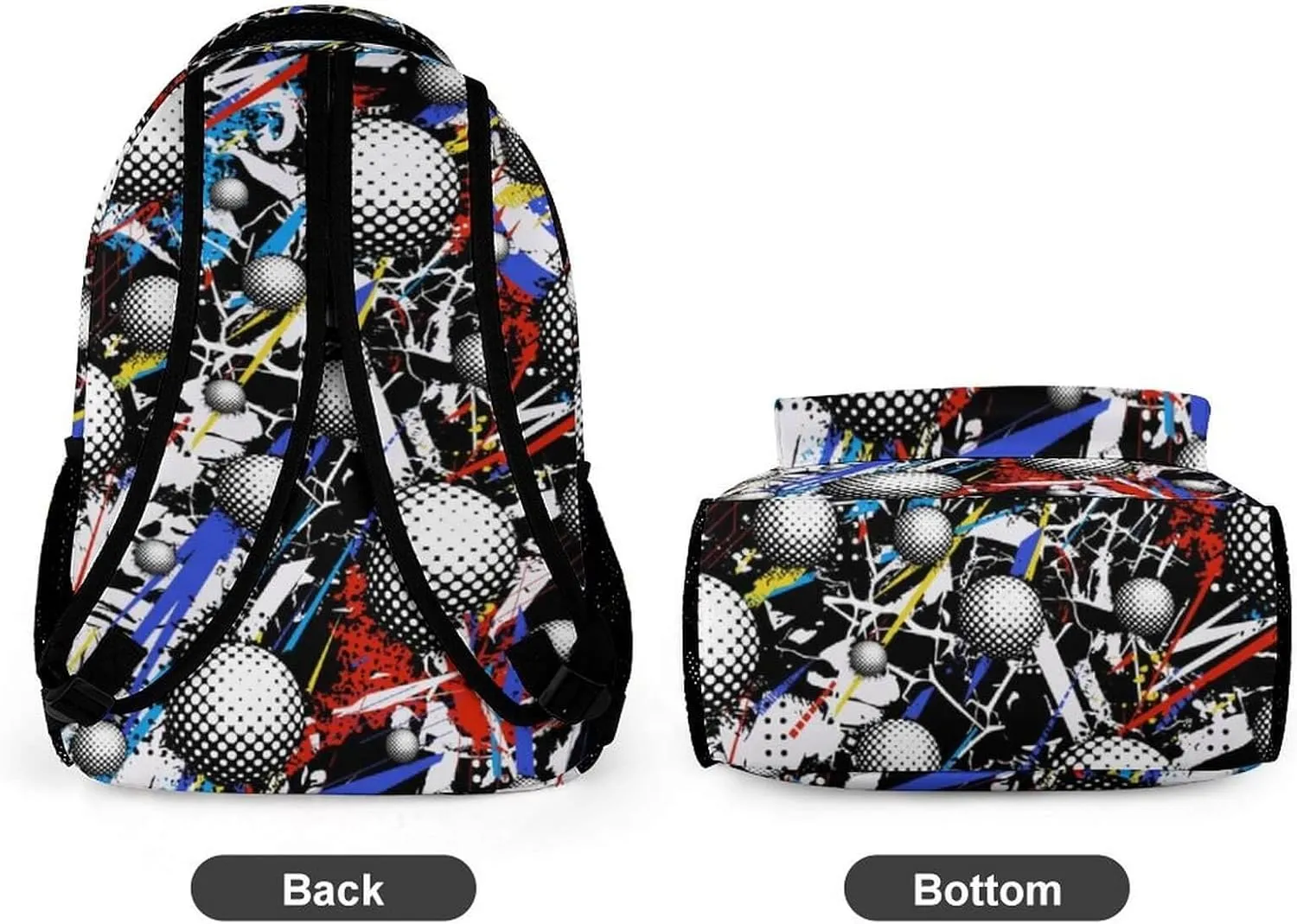 Golf School Backpack for Kids Girls Boys, 16 Inch Cool Golf Themed Bookbag, Personality School Backpack for Students Children, sustainable, Lightweight, Large Capacity