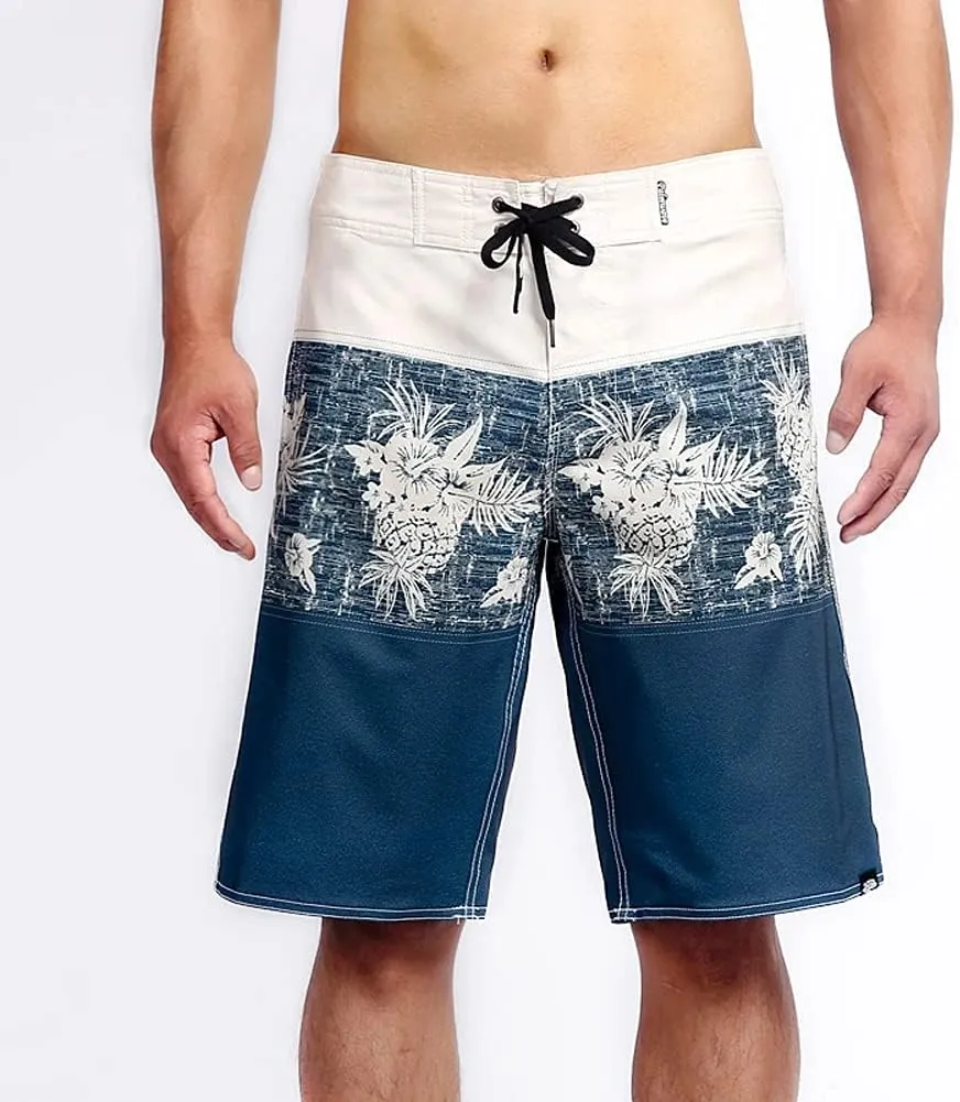 Hawaiian Microfiber, 4-Way Stretch Boardshorts - Multiple Pockets