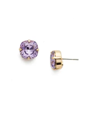 Hayley Halcyon Stud Earrings in Purple- Sorrelli EDH25BGVI
