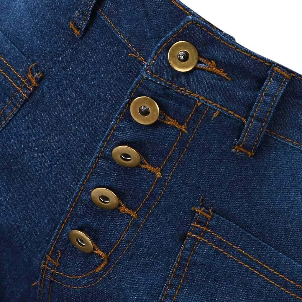 High Waisted Jeans for Women Jeans Poket Pants Mid Casual Denim Lace Women's Jeans High Waisted Jeans for Women