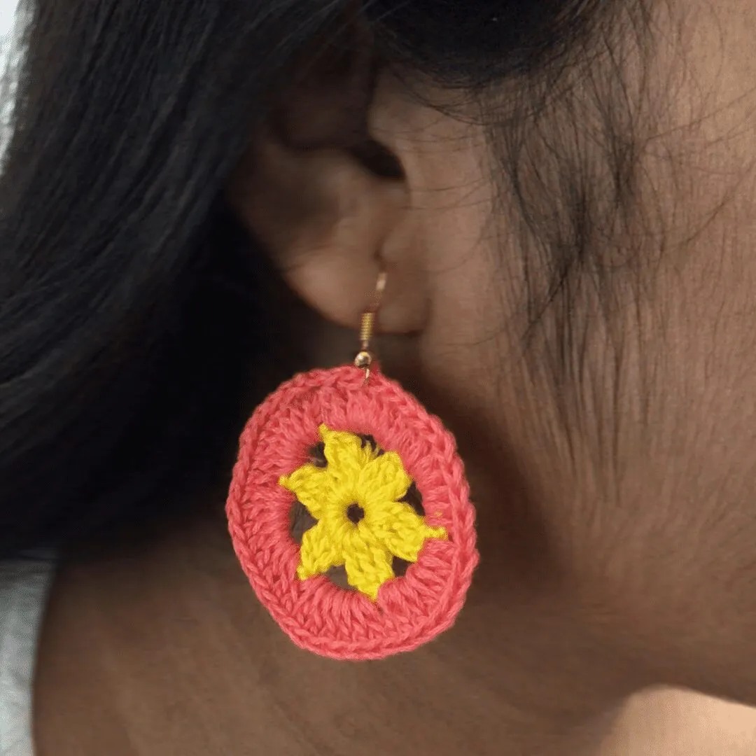 Indiva Handmade Crochet Earring