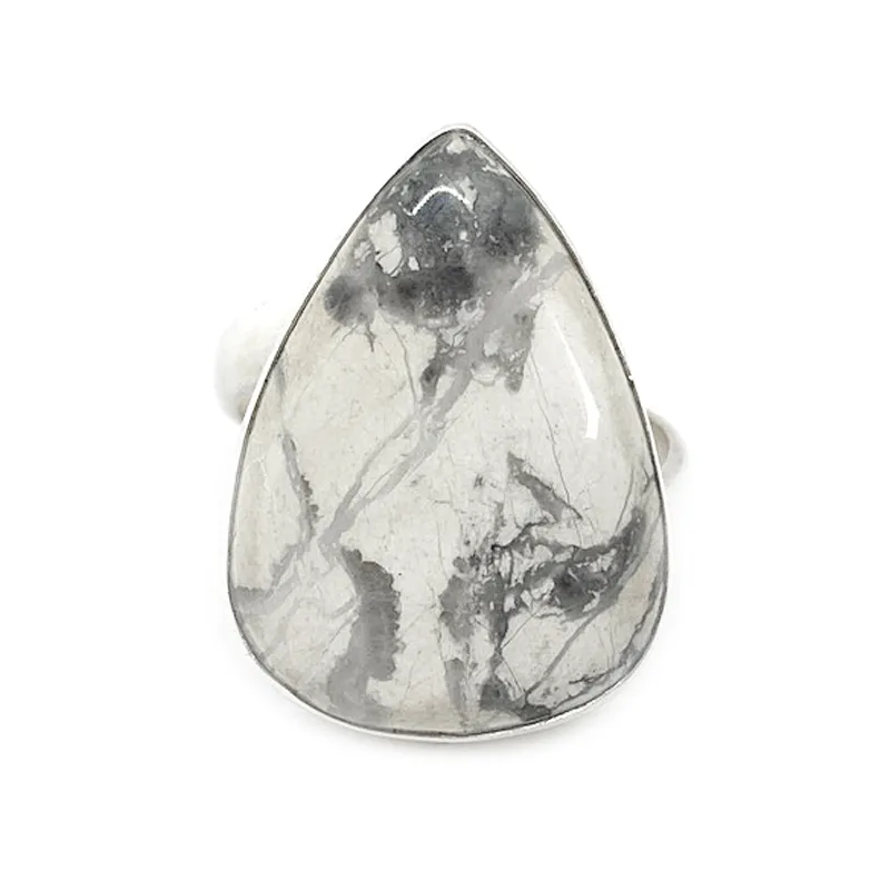 Indu Howlite Gemstone Gypsy Ring