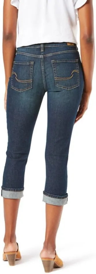 Levi Strauss Signature Gold Women's Mid-Rise Slim Fit Capris (Available in Plus Size)