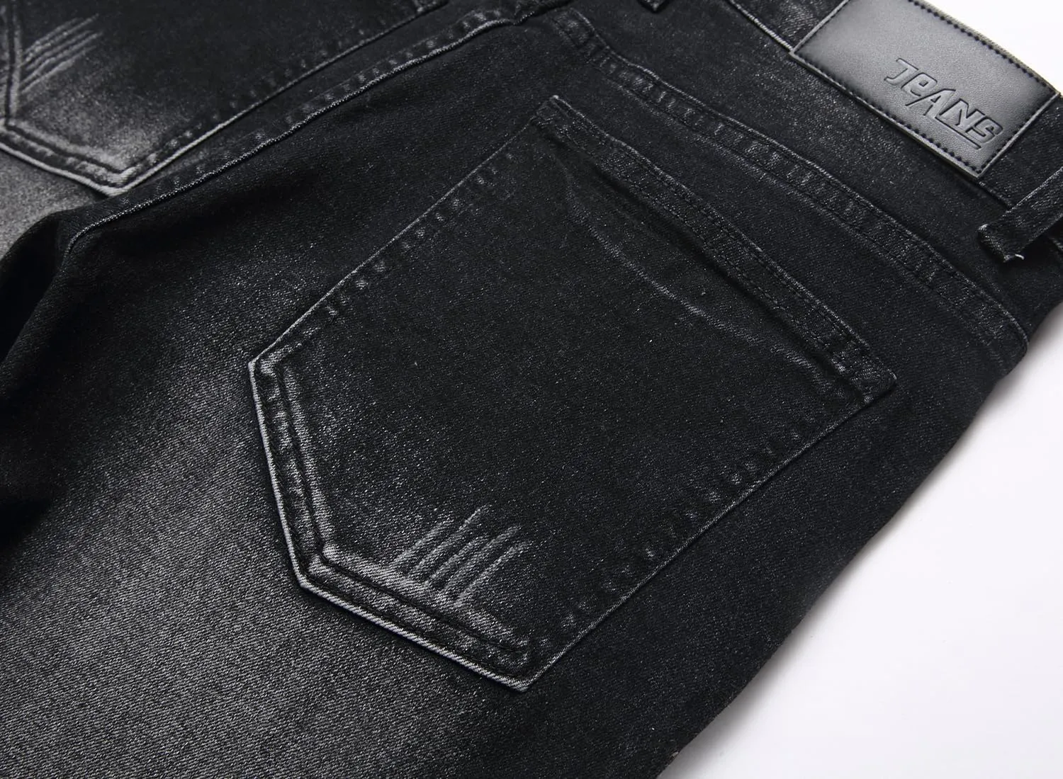 Men's Distressed Ripped Slim Fit Denim Jeans Pants