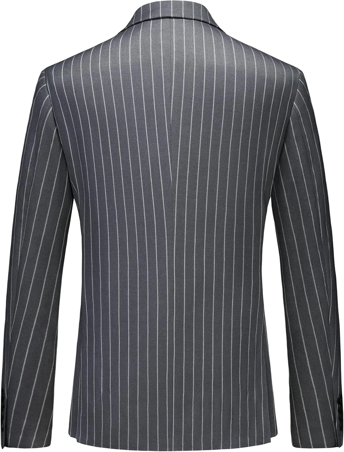 MOGU Mens Striped Sport Coat  Slim Fit Pinstripe Blazer Suit Jacket for Men, Business Casual Dress Coat