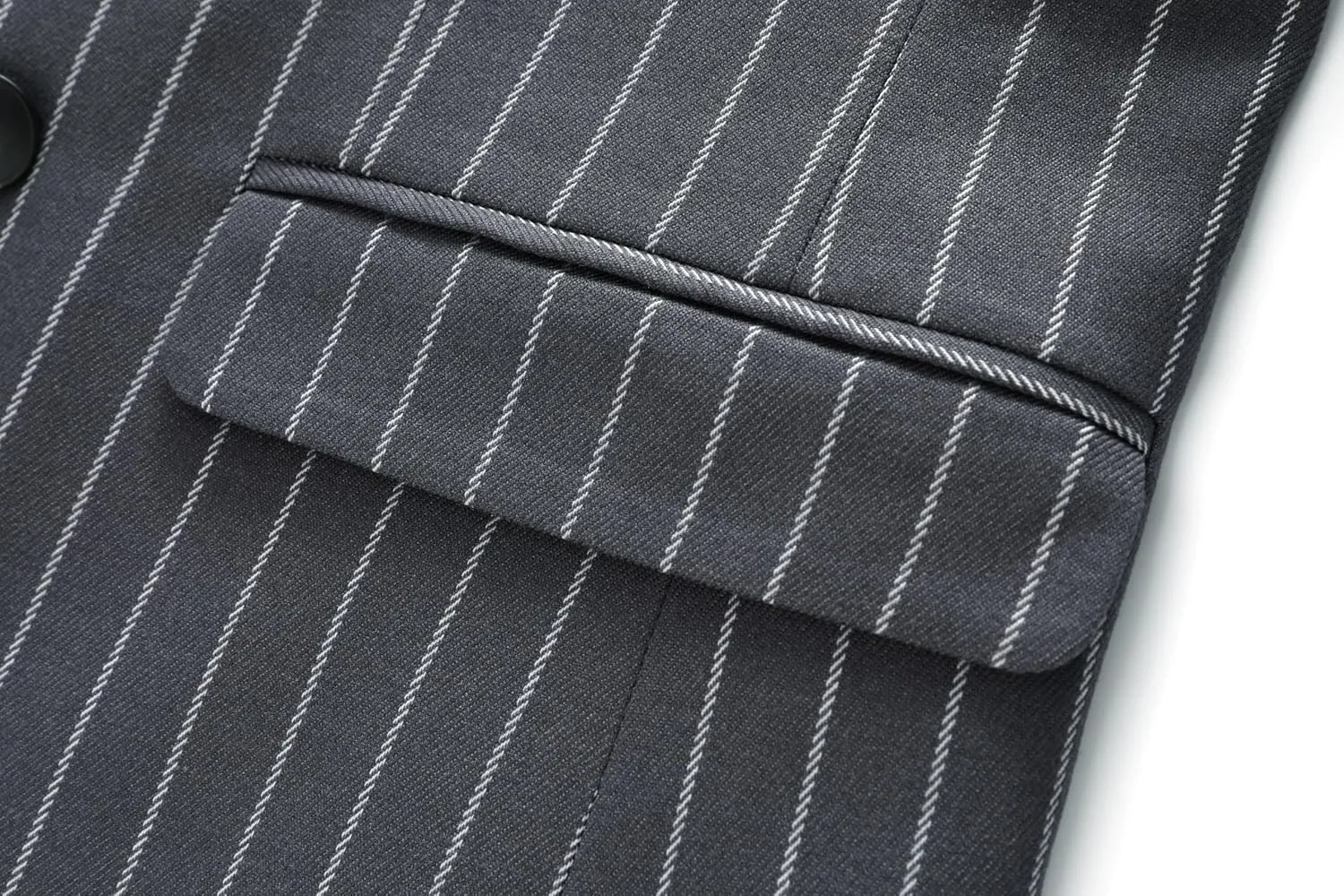 MOGU Mens Striped Sport Coat  Slim Fit Pinstripe Blazer Suit Jacket for Men, Business Casual Dress Coat