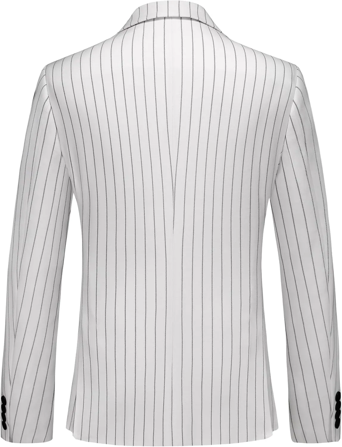 MOGU Mens Striped Sport Coat  Slim Fit Pinstripe Blazer Suit Jacket for Men, Business Casual Dress Coat