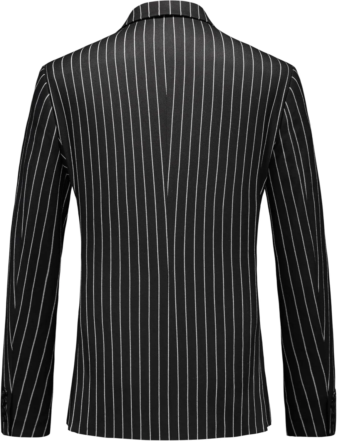 MOGU Mens Striped Sport Coat  Slim Fit Pinstripe Blazer Suit Jacket for Men, Business Casual Dress Coat