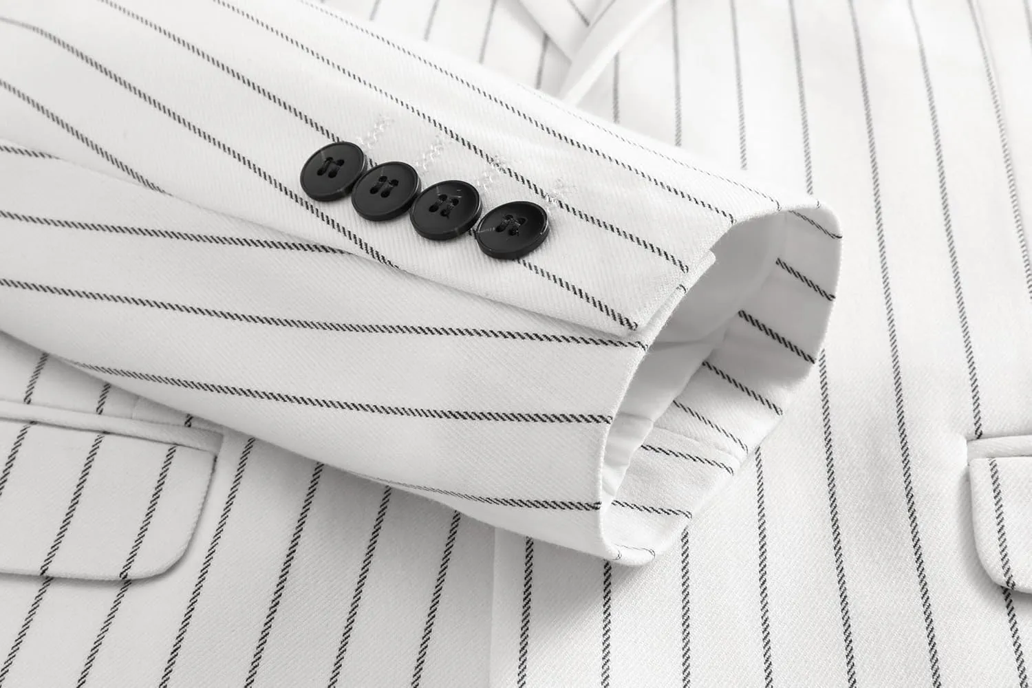 MOGU Mens Striped Sport Coat  Slim Fit Pinstripe Blazer Suit Jacket for Men, Business Casual Dress Coat