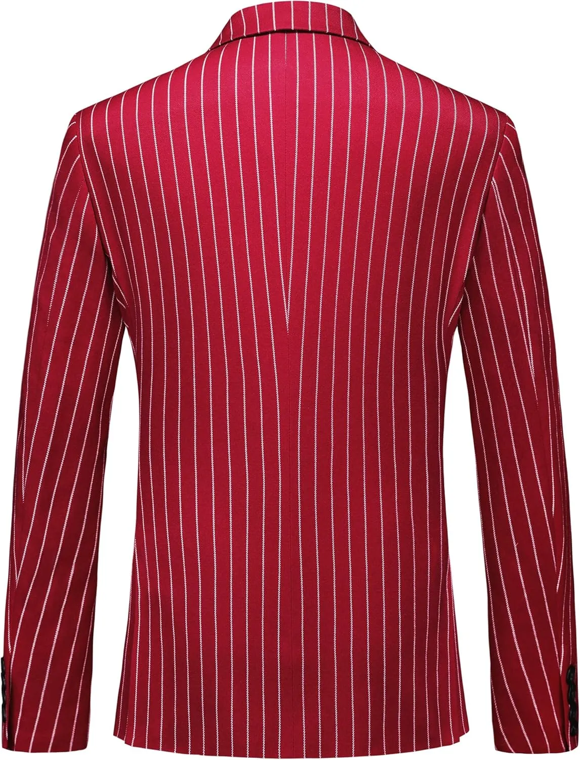 MOGU Mens Striped Sport Coat  Slim Fit Pinstripe Blazer Suit Jacket for Men, Business Casual Dress Coat