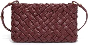 Molodo Woven Purses for Women Handmade Elegant Shoulder Bag Square Crossbody Bag 2024