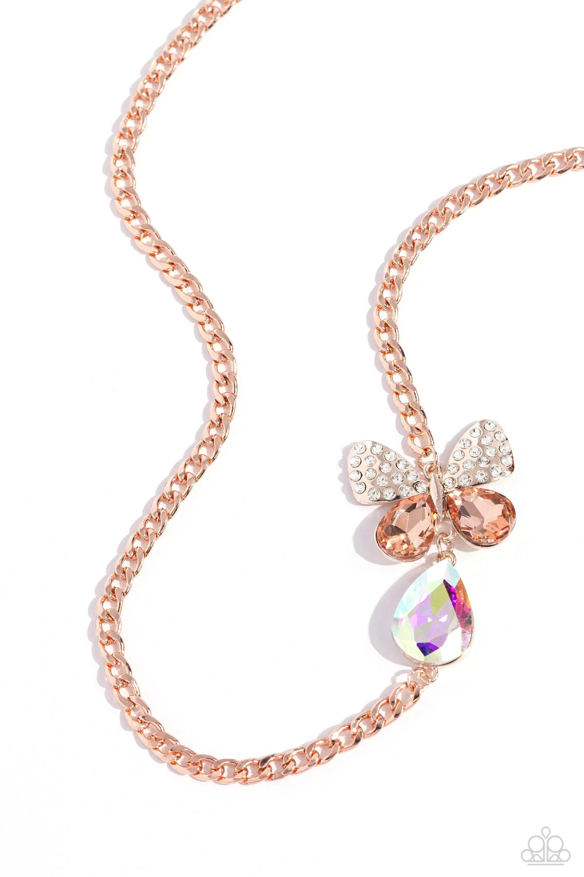 Necklaces Fluttering Finesse - Rose Gold N420