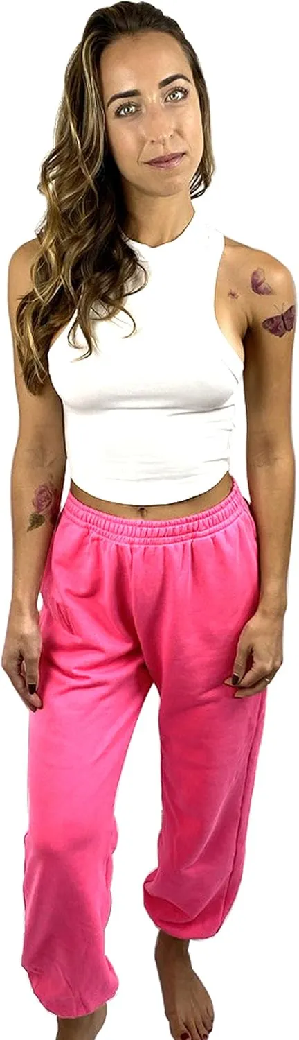 Neva Nude Jogger Naughties - Oversized Boyfriend Sweatpants for Raves, Festivals, Dance, & Casual | 100% Cotton | USA Made