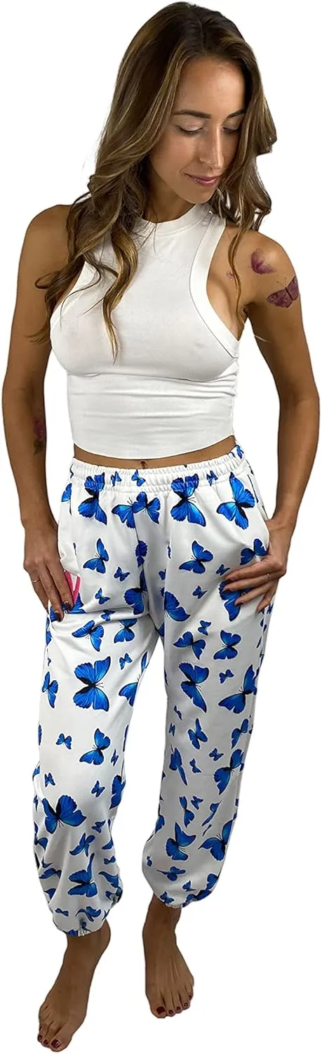 Neva Nude Jogger Naughties - Oversized Boyfriend Sweatpants for Raves, Festivals, Dance, & Casual | 100% Cotton | USA Made