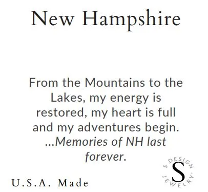 New Hampshire | Bangle Charm Bracelet | African Turquoise - Prosperity