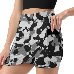 Nugier Women Yoga Skirt, High Waist A-line Dress Trouser, Running Shorts(S-4XL)