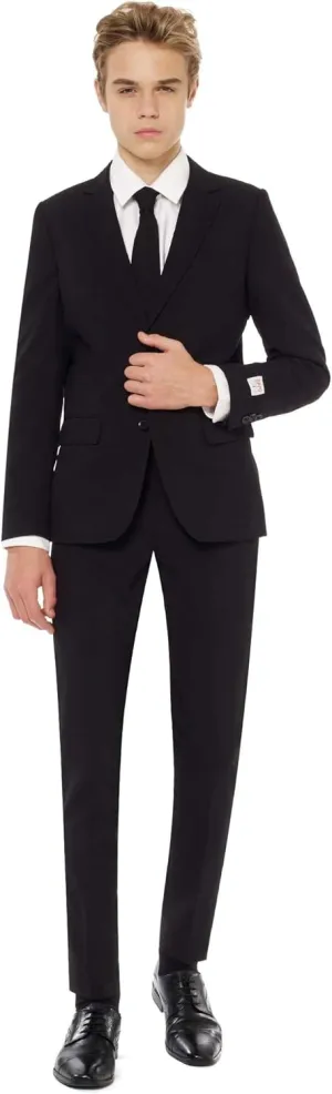 Opposuits Teen Boys Solid Color Party Suit - Prom and Wedding Party Outfit - Including Blazer, Pants and Tie