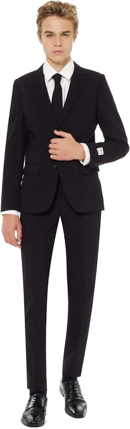 Opposuits Teen Boys Solid Color Party Suit - Prom and Wedding Party Outfit - Including Blazer, Pants and Tie