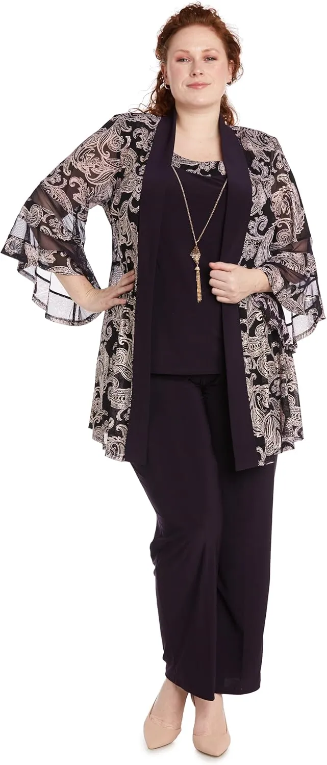 R&M Richards Women's Pant Suit Set