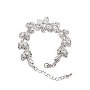 Silver Leaves Bracelet