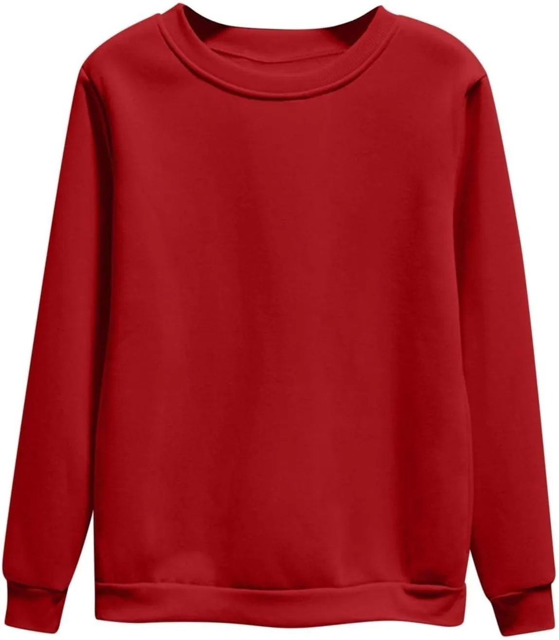 slqdgmryz Crew Neck Sweatshirts Women Preppy Fleece Y2k Hoodie Oversized Crewneck Sweatshirt Cute Winter Clothes Outfits