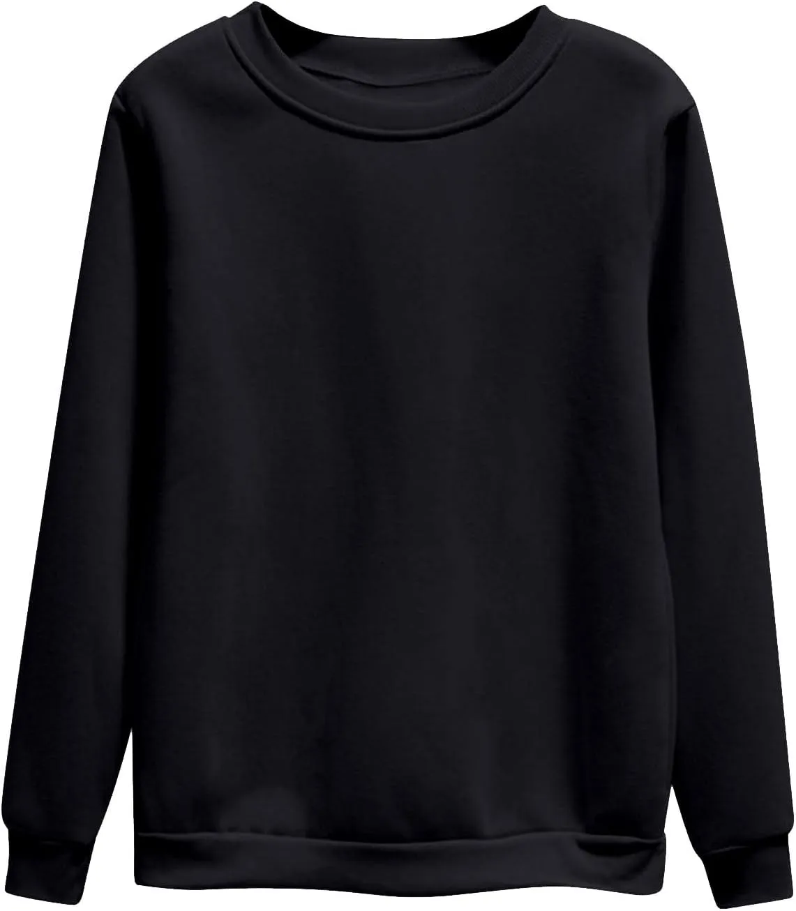 slqdgmryz Crew Neck Sweatshirts Women Preppy Fleece Y2k Hoodie Oversized Crewneck Sweatshirt Cute Winter Clothes Outfits