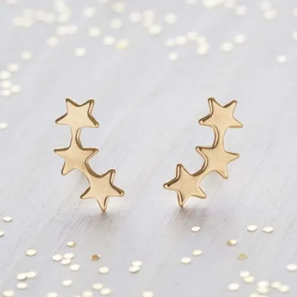 Star Cluster Studs - Gold