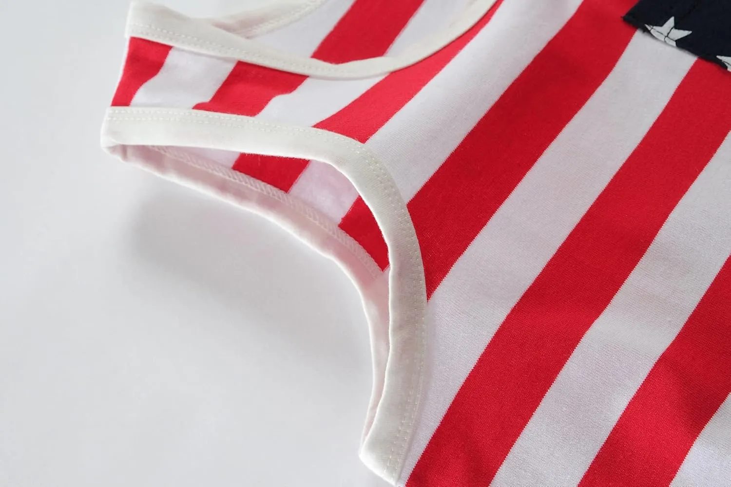 Toddler Boys' Tank Tops American Flag T-Shirt Kids 4th of July Shirts Cotton Patriotic Sleeveless Top Tees 1-7T