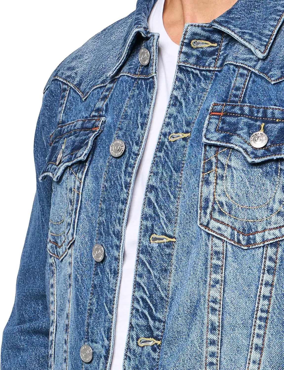 True Religion Men's SN Jimmy Jacket Rope Stitch Logo