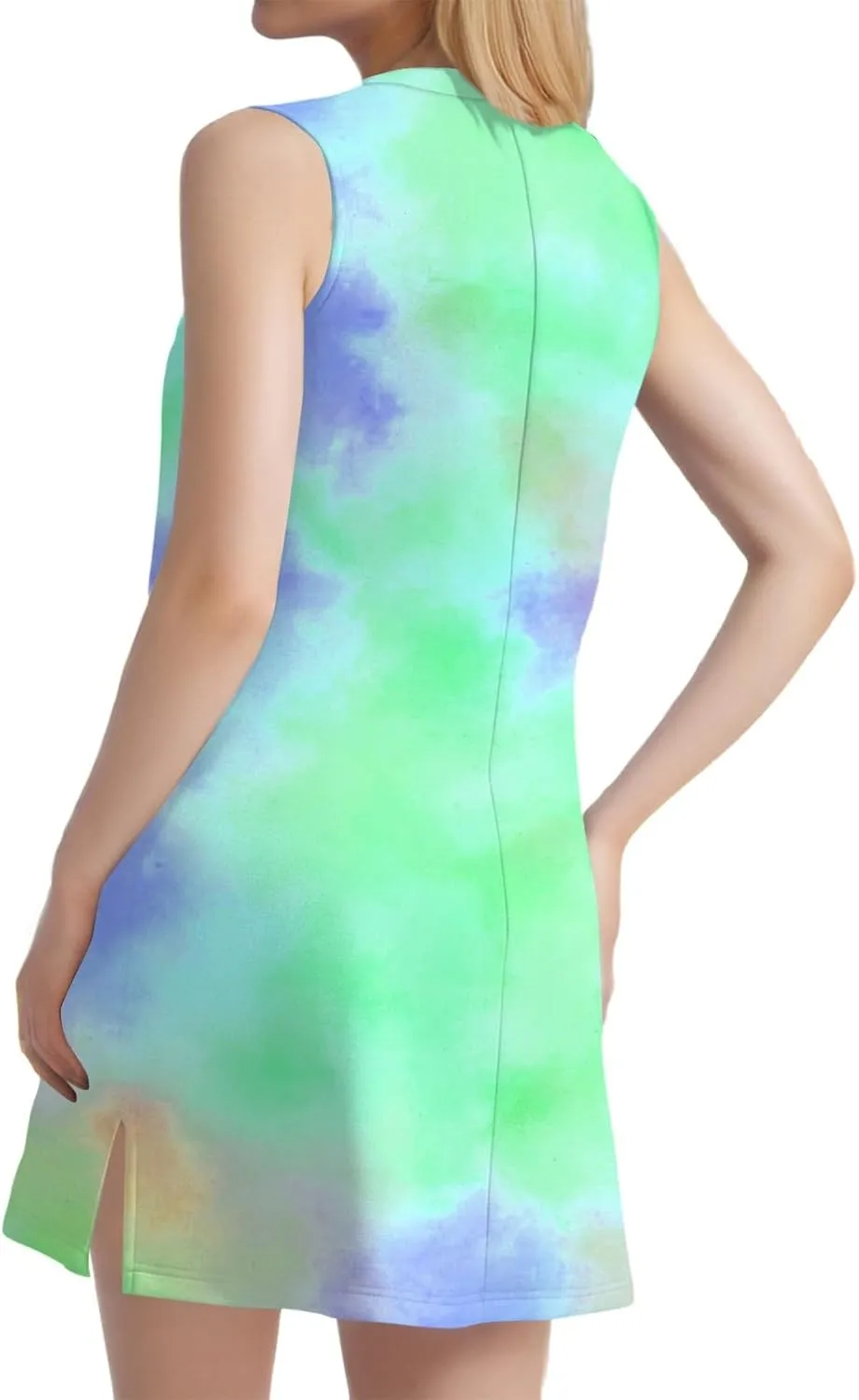 V Neck Beach Dress for Women 2025 Summer Vacation Tank Dress Holiday Boho Floral Dresses Casual Resort Wear