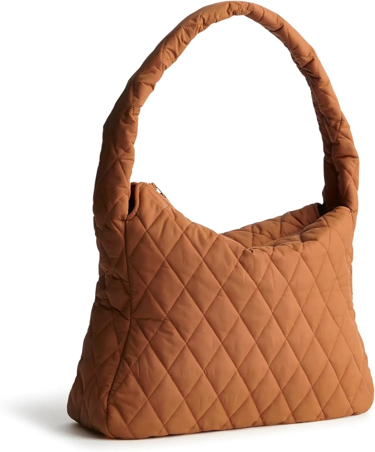 Vera Bradley Featherweight Tifton Hobo Tote Bag, Roasted Pecan