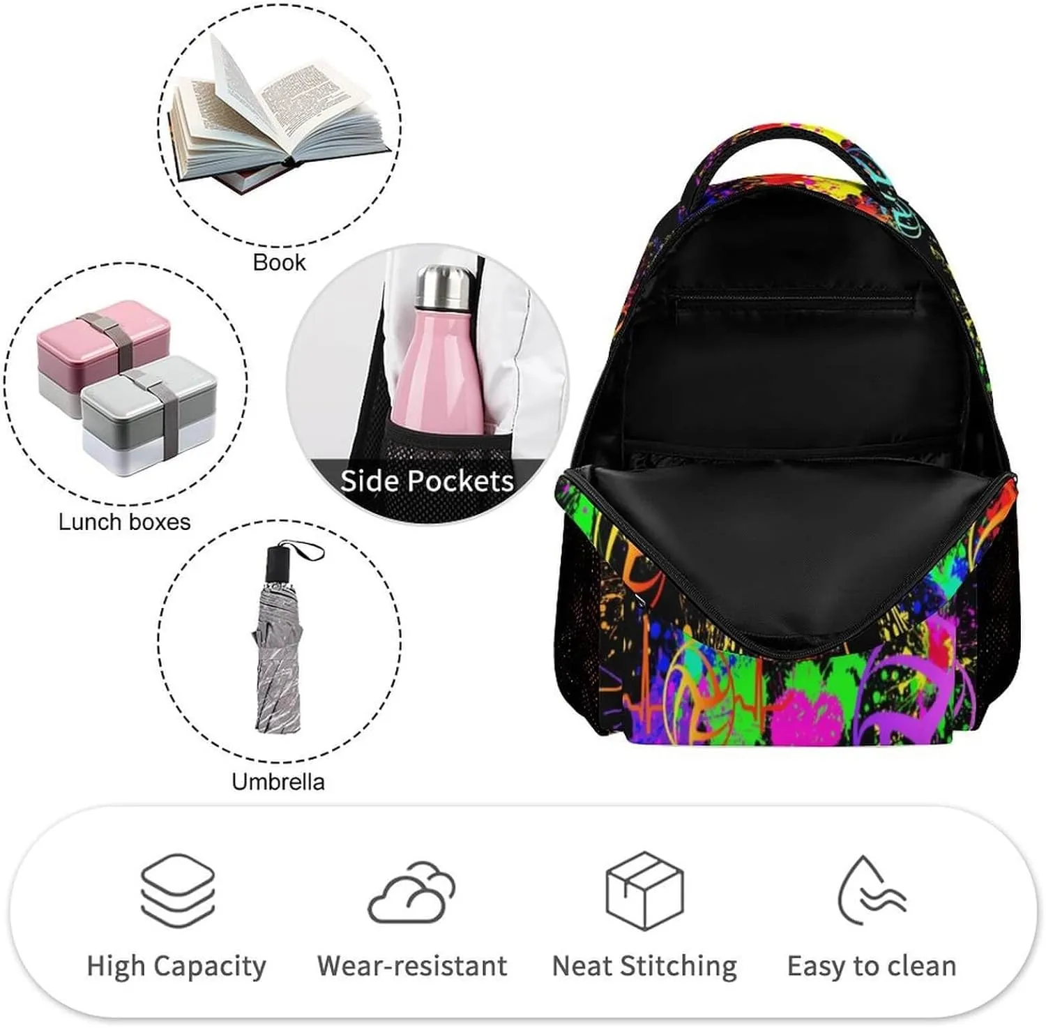 Volleyball School Backpack for Kids Girls Boys, 16 Inch Cool Volleyball Themed Bookbag, Personality School Backpack for Students Children, sustainable, Lightweight, Large Capacity