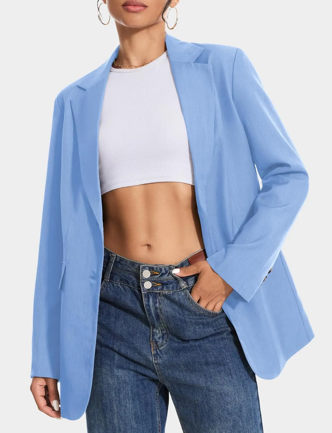Women's 3 Piece Skirt Sets Business Casual Short Skort Blazer Suit Long Sleeve Jacket Vest Matching Outfits