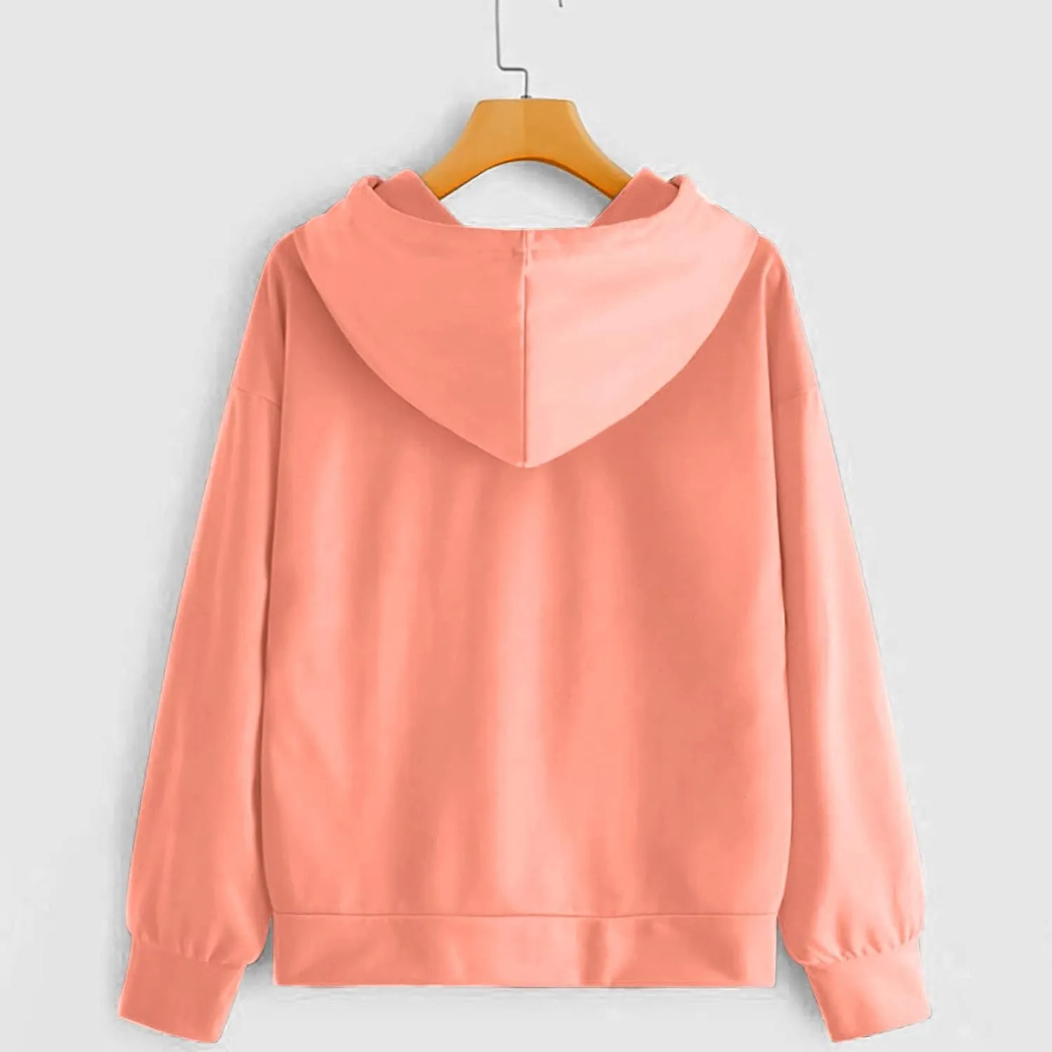 YRAETENM Heart Graphic Hoodies for Women casual Long Sleeve drawstring Pullover Tops oversized comfy sweatshirts with Pocket